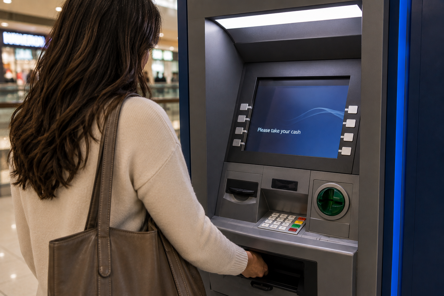 ATM inside Kingsway Mall