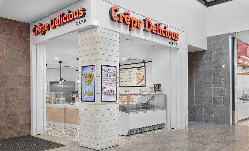 Crepe Delicious inside Kingsway Mall