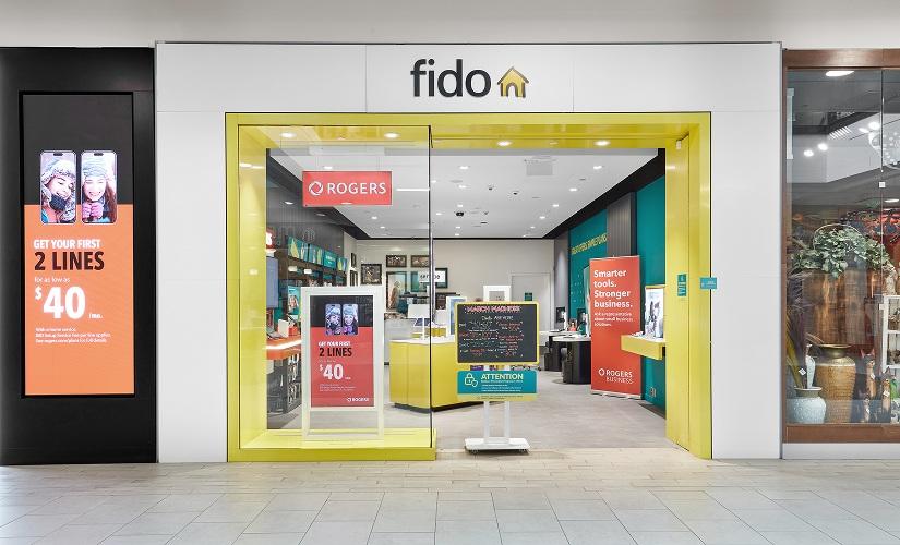 Fido inside Kingsway Mall