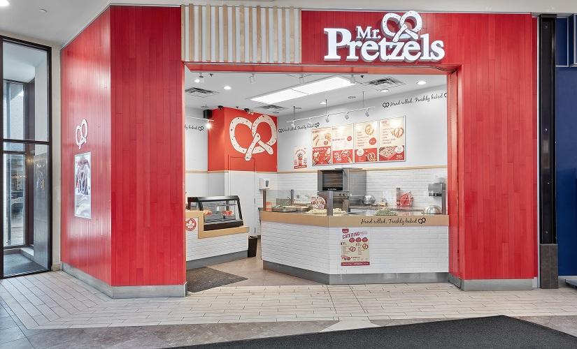 Mr. Pretzels inside Kingsway Mall