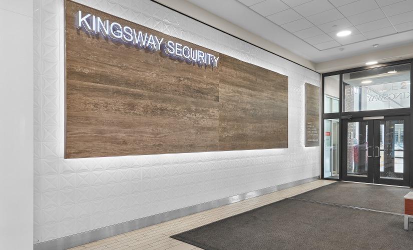 Security Office inside Kingsway Mall