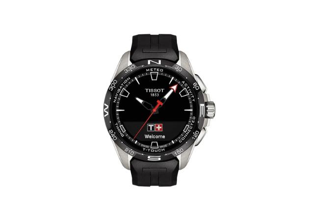Tissot T-Touch Connect Solar Titanium & Black Rubber Strap Smart Watch T1214204705100 at Hudson's Bay, $1,450