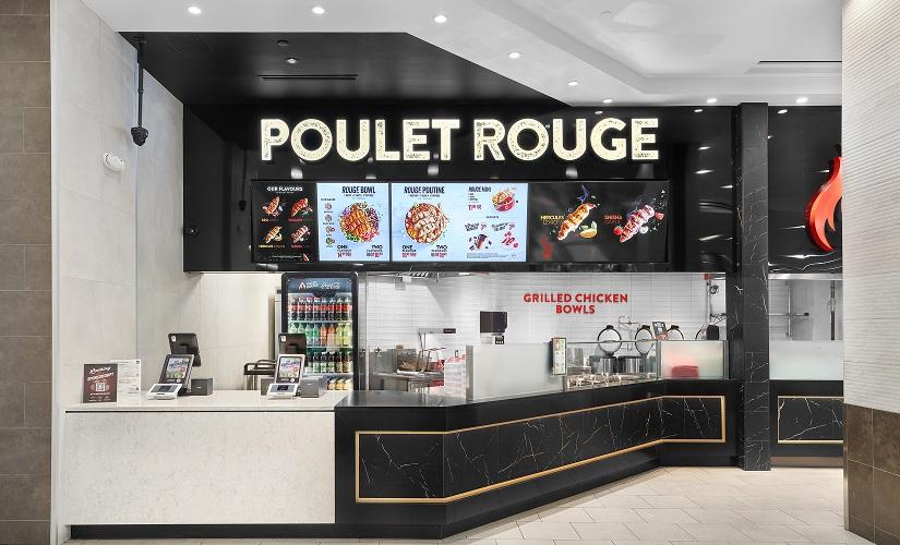 Poulet Rouge inside Kingsway Mall