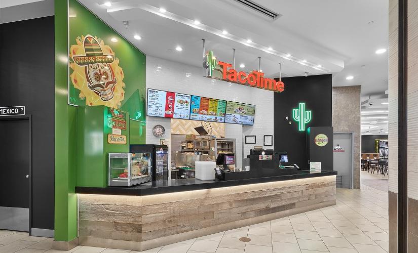 TacoTime inside Kingsway Mall