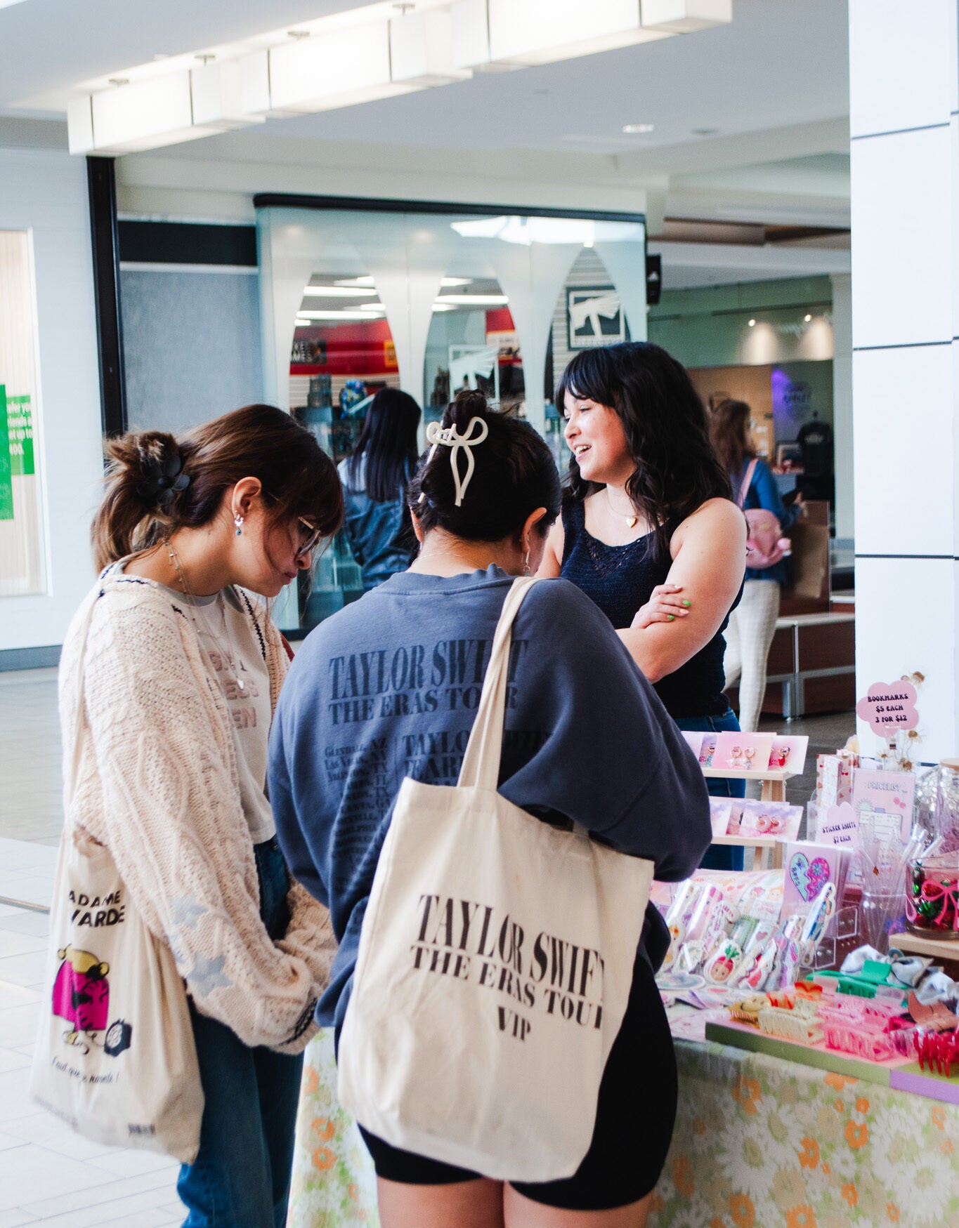 women shopping at Malla MRKT at Kingsway Mall