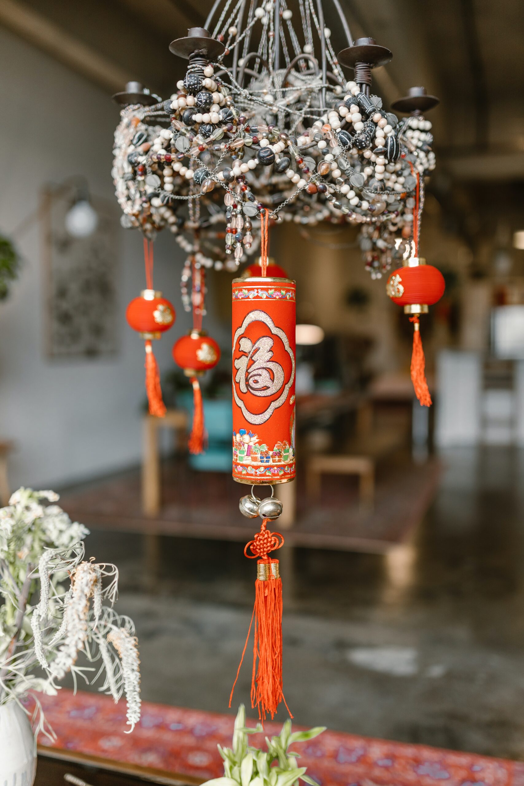 Chinese hanging decorative lanterns