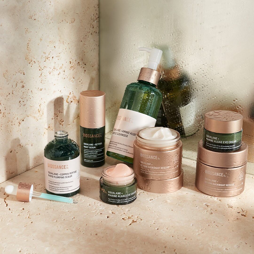 skincare collection from Biossance