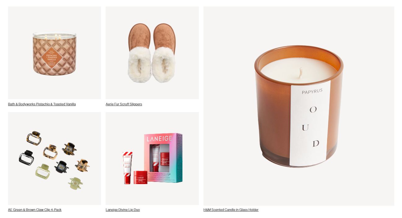 Image of products featured in the Kingsway Holiday Gift Guide.